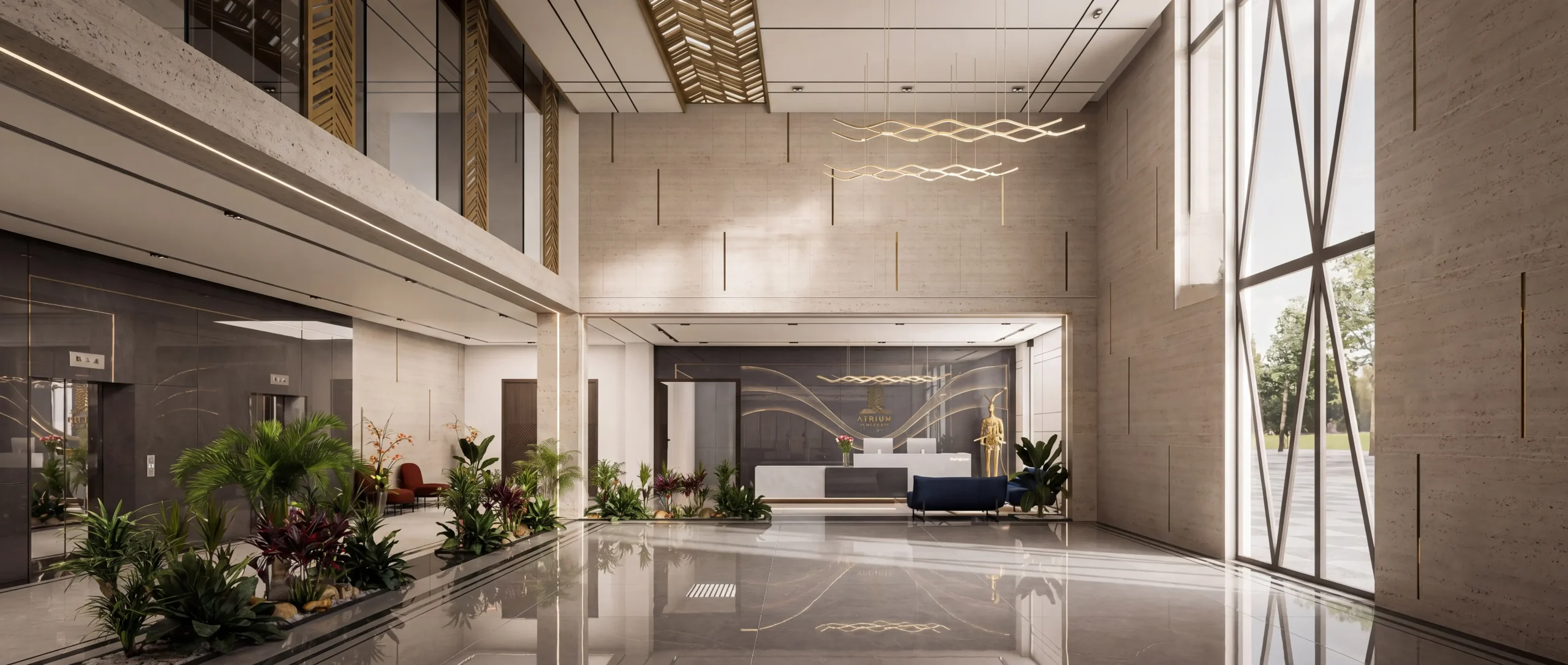 Atrium Hills Exterior View 3