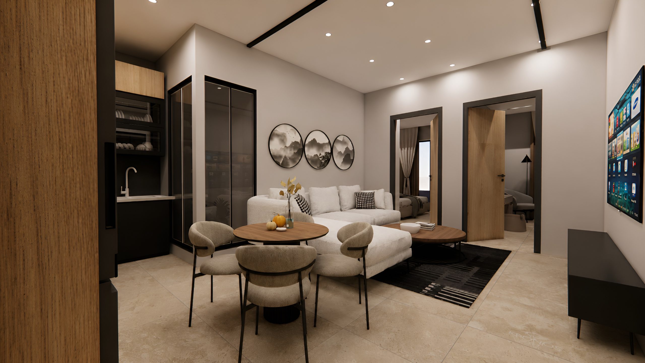 Atrium Hills Interior
