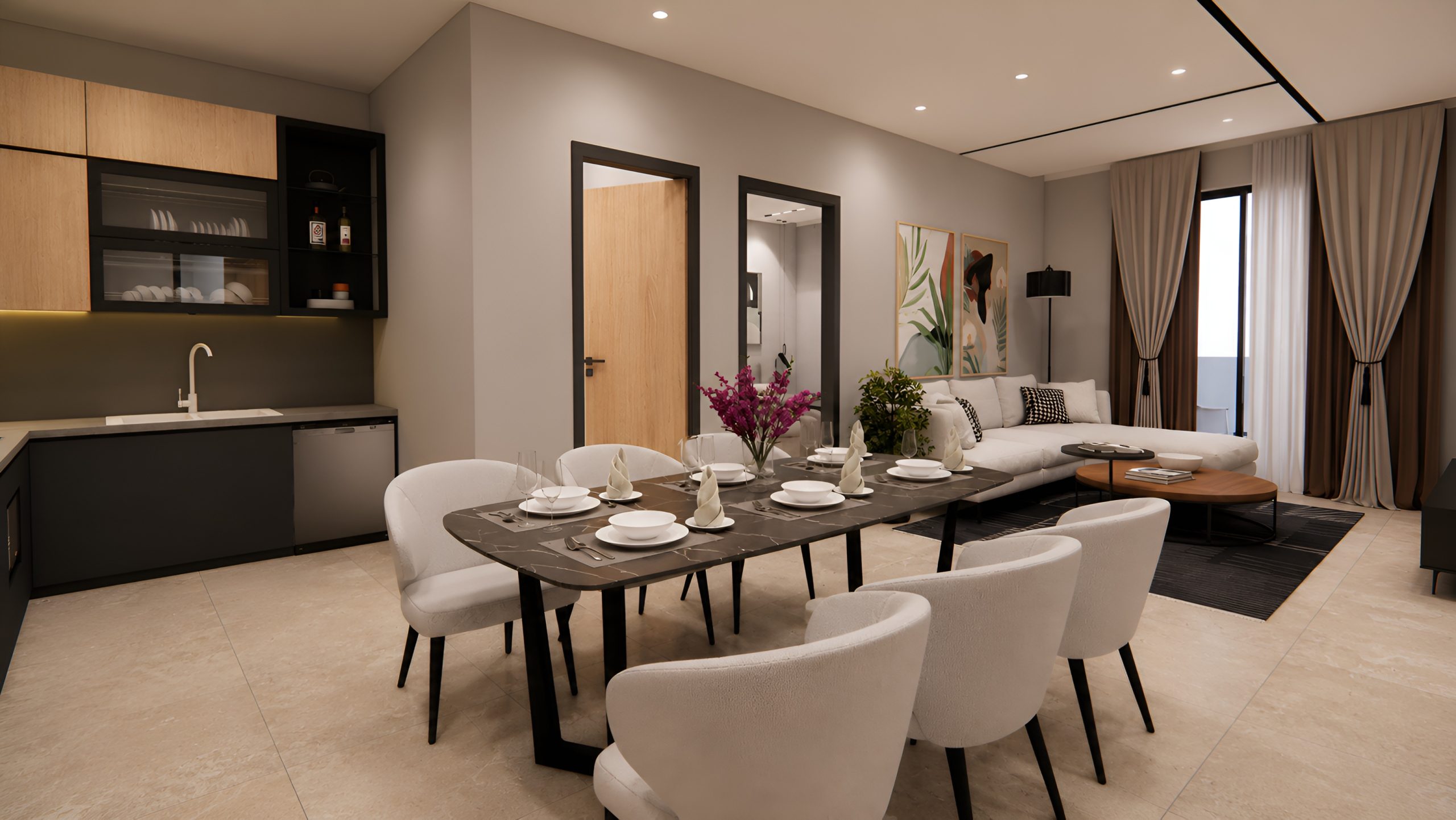 Atrium Hills Interior